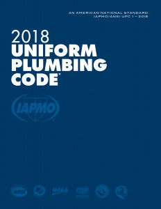 Uniform Plumbing Code 2018